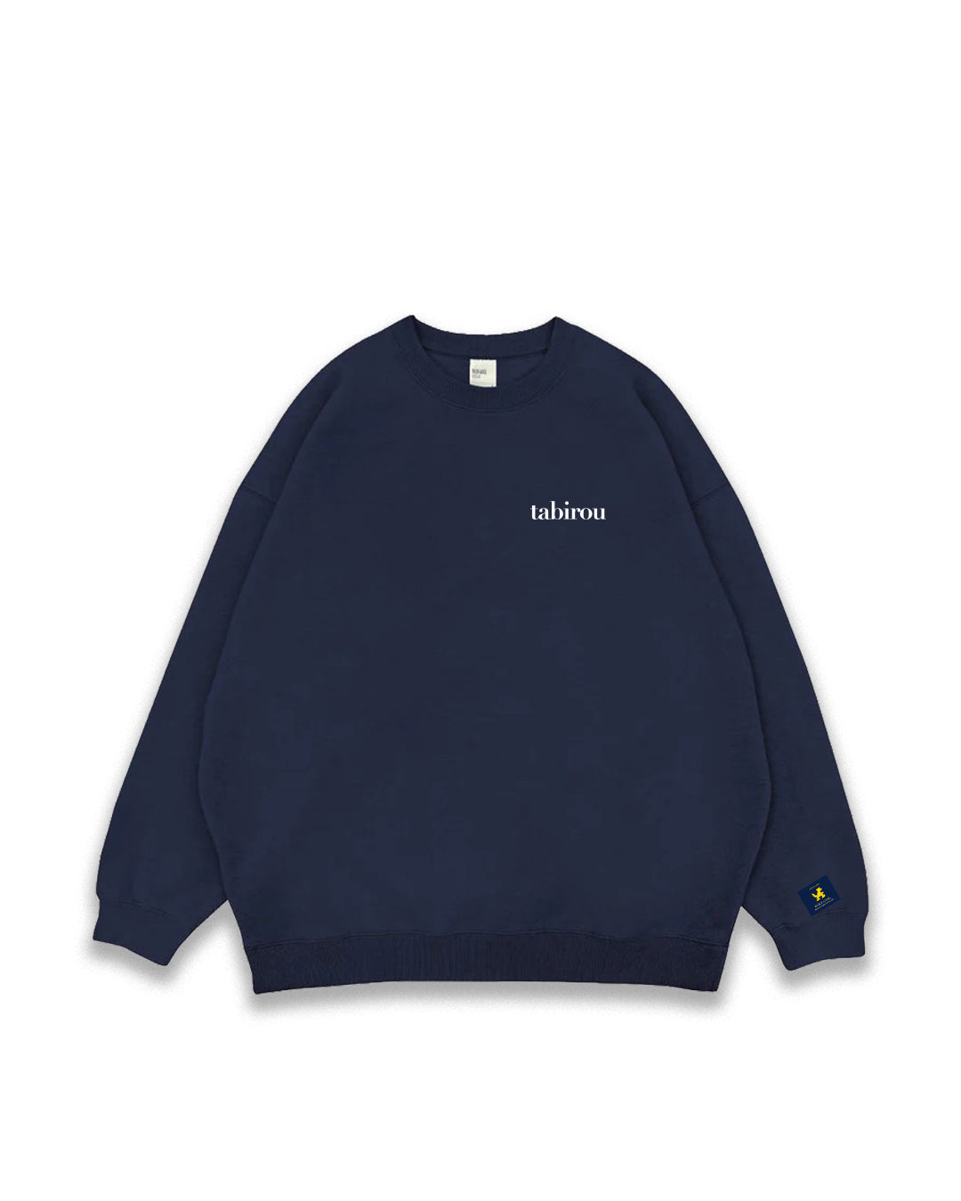 tabirou CREW SWEAT FRONTPRINT.ver