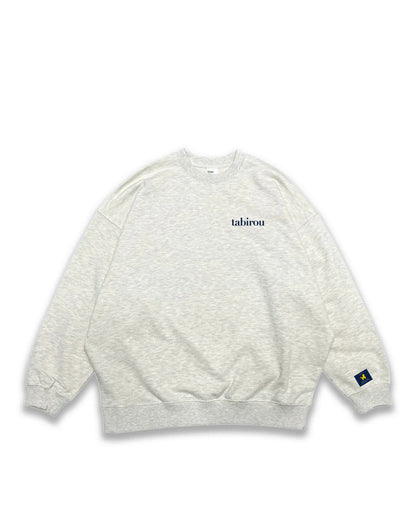 tabirou CREW SWEAT FRONTPRINT.ver