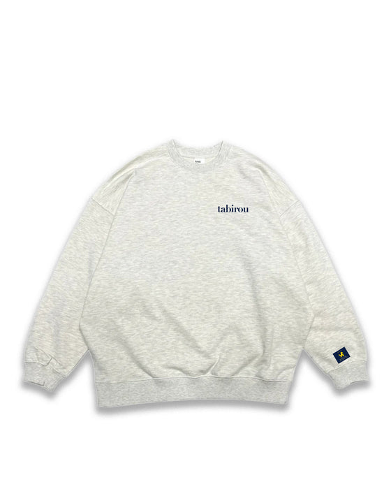 tabirou CREW SWEAT FRONTPRINT.ver