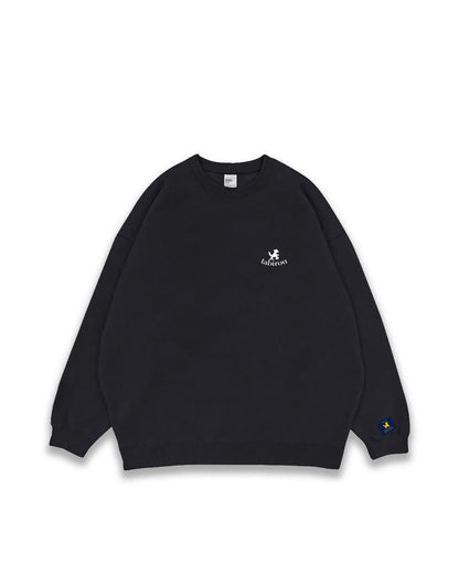 tabirou CREW SWEAT FRONTSTITCH and WOLFRANGER.ver