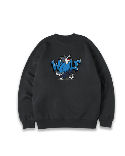 tabirou CREW SWEAT FRONTSTITCH and WOLFRANGER.ver