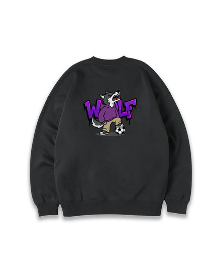 tabirou CREW SWEAT FRONTSTITCH and WOLFRANGER.ver
