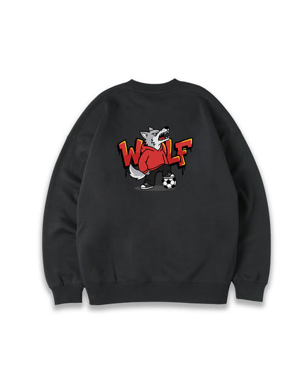 tabirou CREW SWEAT FRONTSTITCH and WOLFRANGER.ver