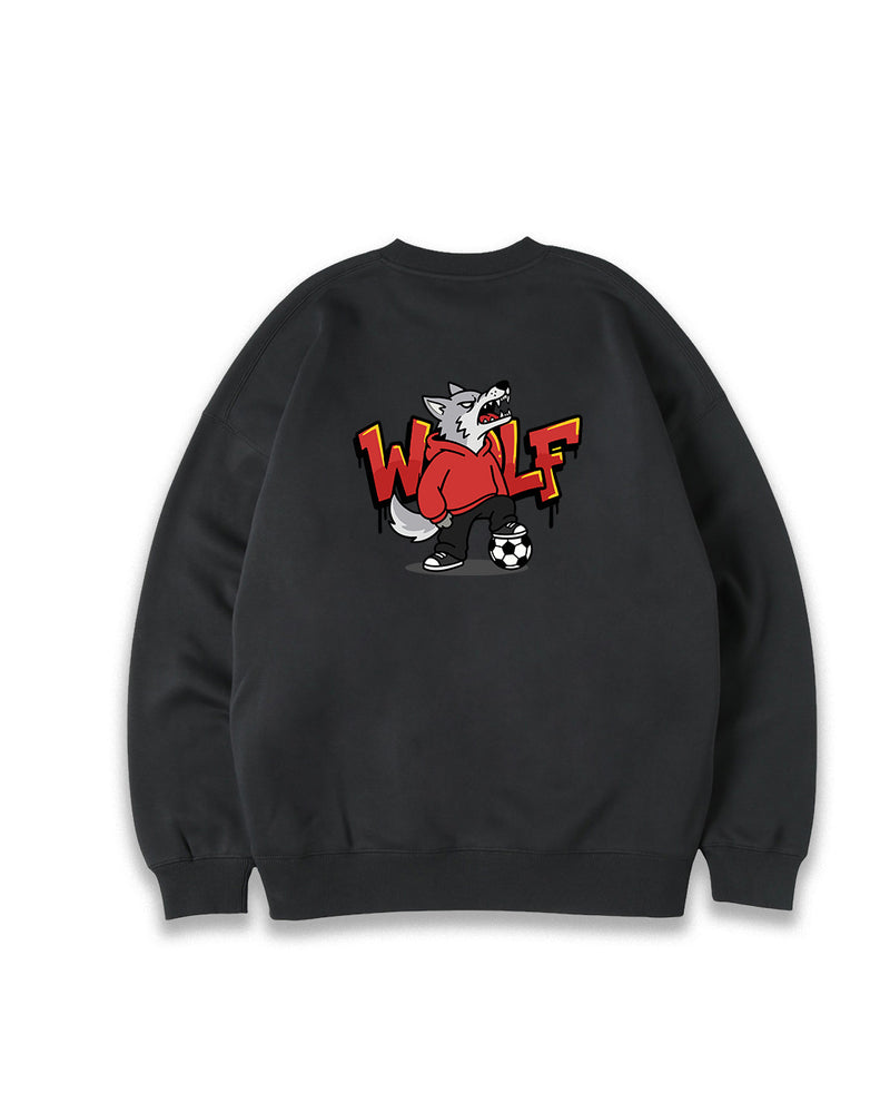 tabirou CREW SWEAT FRONTSTITCH and WOLFRANGER.ver