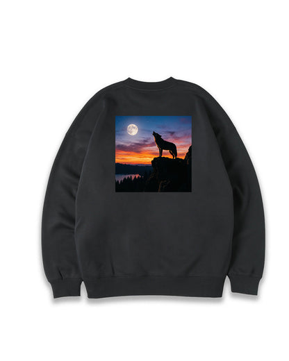 tabirou CREW SWEAT FRONTSTITCH and WOLFGRAPHIC.ver