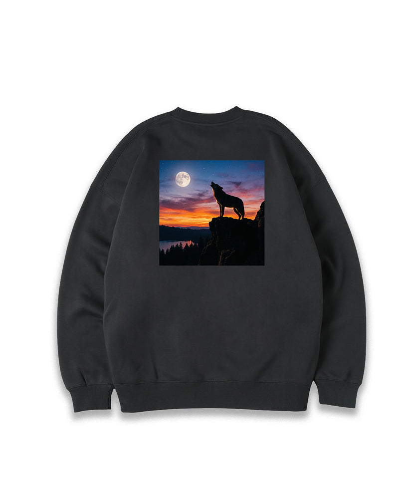 tabirou CREW SWEAT FRONTPRINT and WOLFGRAPHIC.ver