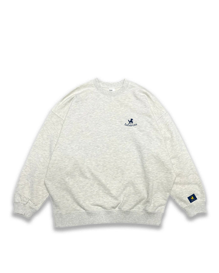 tabirou CREW SWEAT FRONTSTITCH.ver